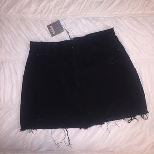 Missguided Black Distressed Mini NWT